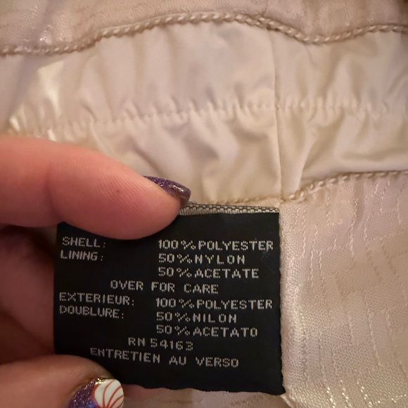 Cole Haan Women's white/cream Utility Jacket size Small  classy, clean, supreme - Picture 10 of 13